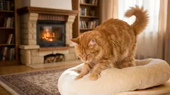 Proč vás kočka hněte tlapkami a vrní: co to znamená a kdy je to normální